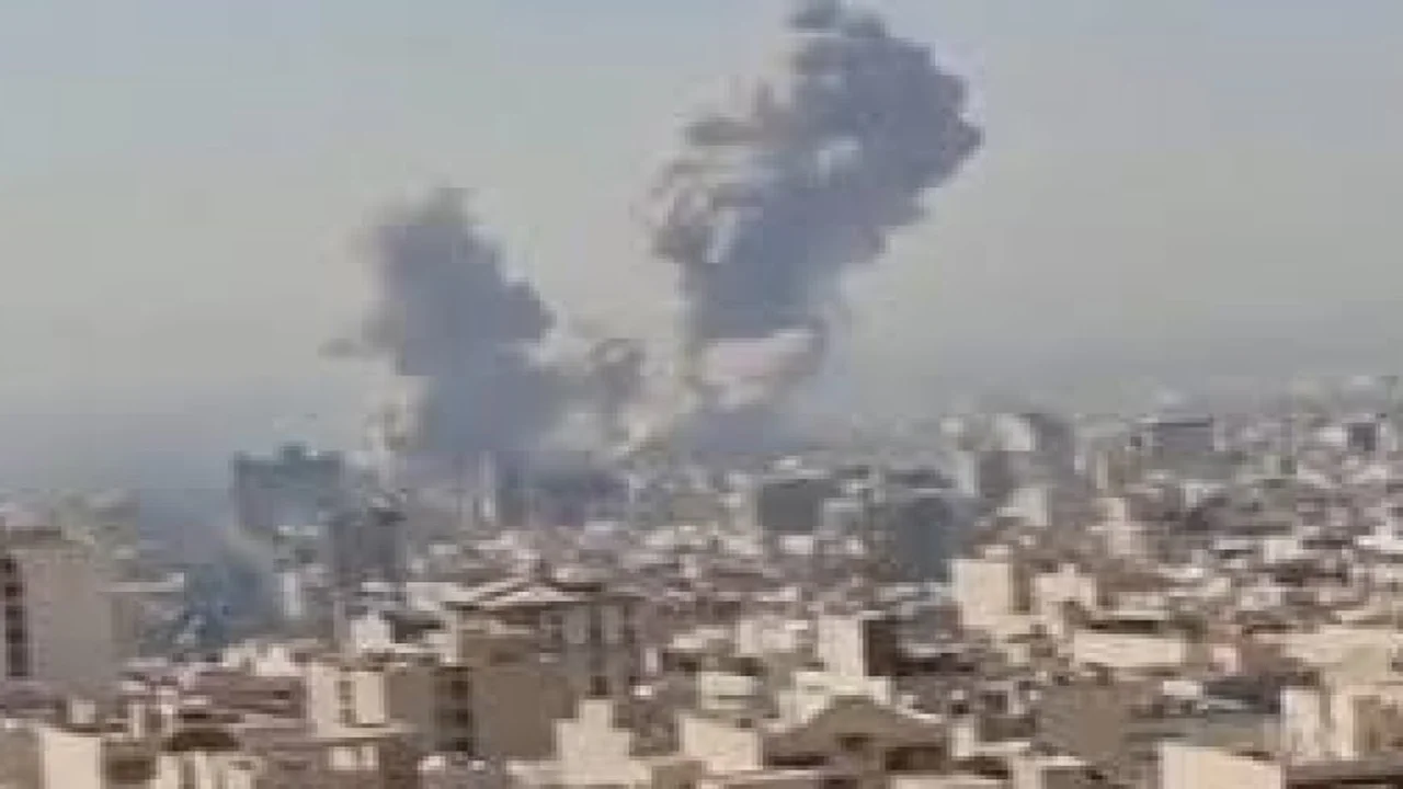 انفجارات عنيفة تهز بوشهر وأرومية جراء ضربات جوية استهدفت مواقع حيوية بإيران